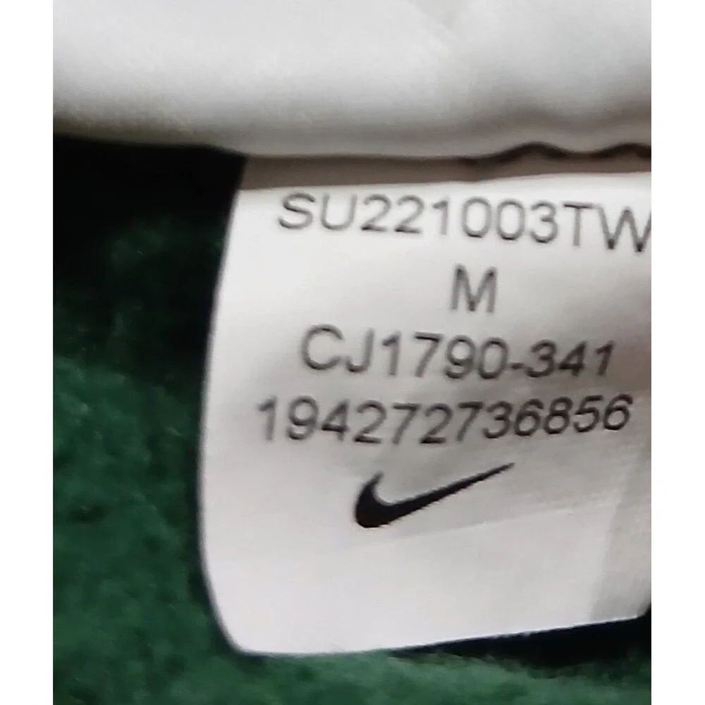 Nike Club Fleece Joggers Womens M Green Sportswear Swoosh Sweatpants